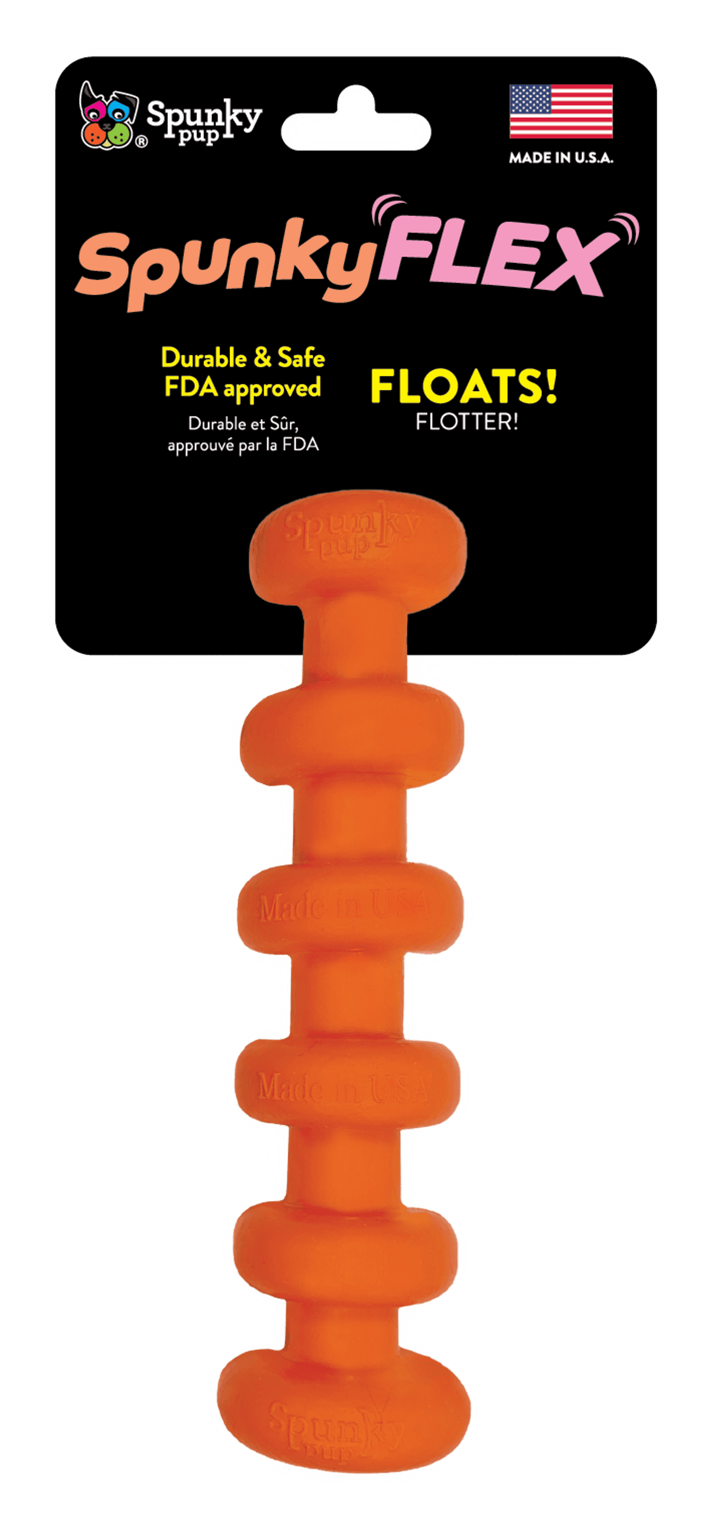 SpunkyFLEX Durable & Flexible Dog Toy - Safe and Non-Toxic-2