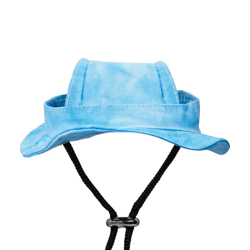 Pets Hat with Ear Holes Adjustable Baseball for Medium Small Dogs