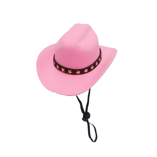 Pet Dog Hat Star Cowboy Hat Pet Supplies Adjustable Dog Costume Top