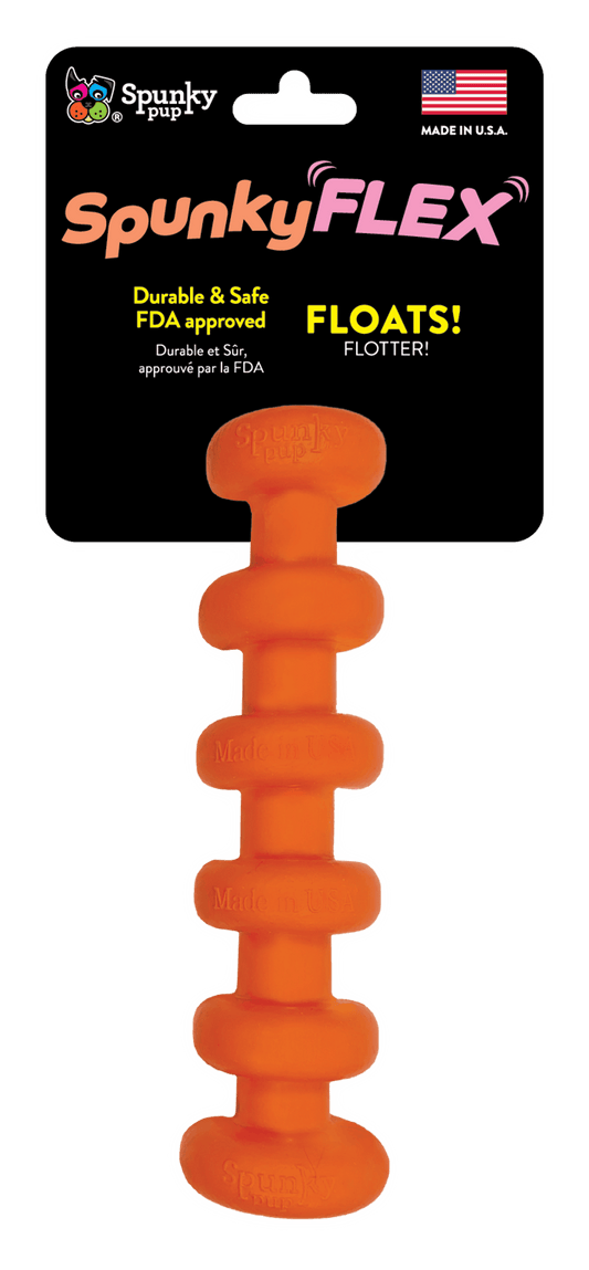 SpunkyFLEX Durable & Flexible Dog Toy - Safe and Non-Toxic-0