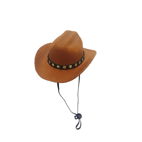Pet Dog Hat Star Cowboy Hat Pet Supplies Adjustable Dog Costume Top