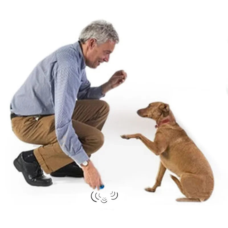 Pet Multifunction 2 in 1 Clicker & Whistle Dog Trainer Clicker With