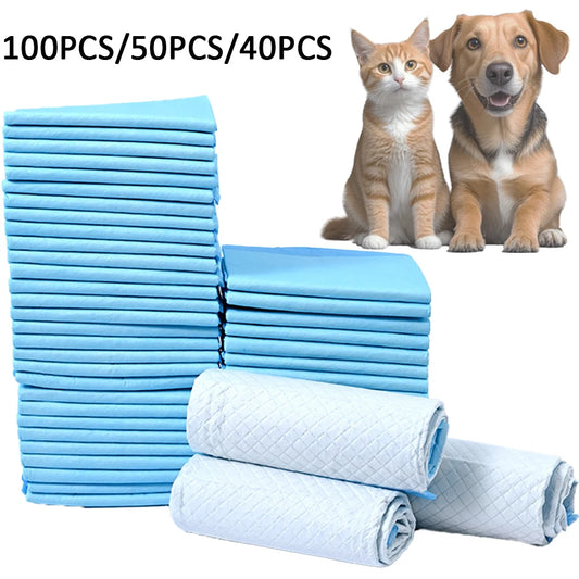 100/50/40/20PCS Absorbent Dogs Diapers Disposable Puppy Training Pee