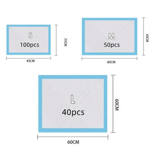 100/50/40/20PCS Absorbent Dogs Diapers Disposable Puppy Training Pee