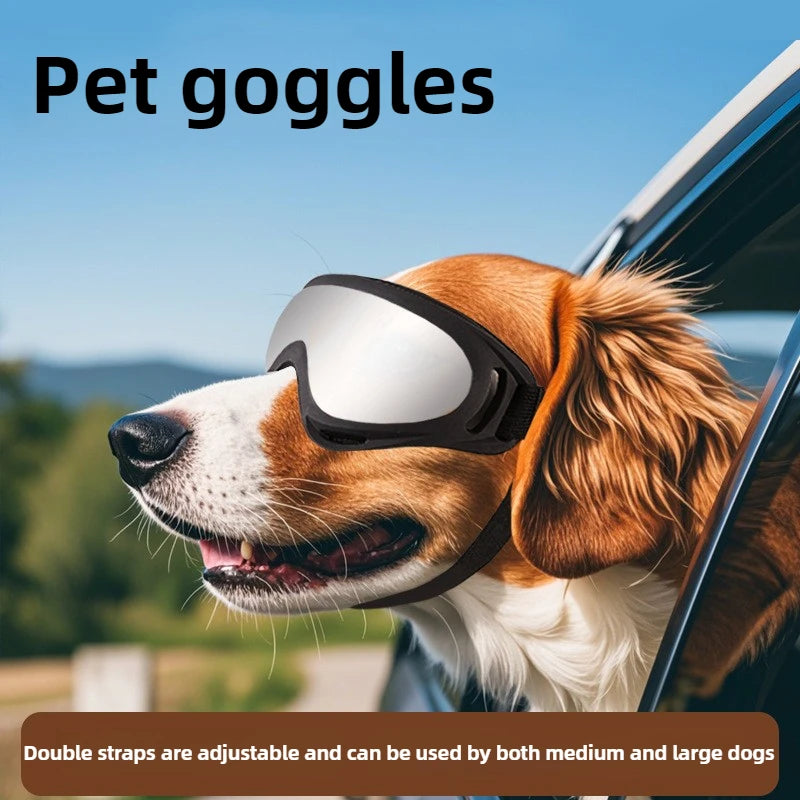 Pet Adjustable Dog Goggles Sunglasses Anti-UV Sun Glasses Eye Wear