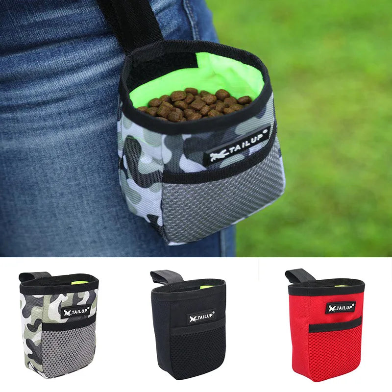 Pet Dog Pocket Snack Reward Waist Bag Puppy Training Treat Snack Bait
