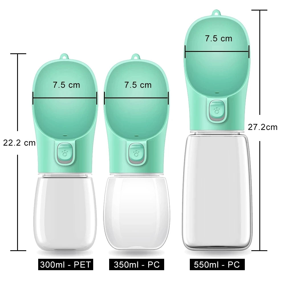 Portable Dog Water Bottle For Small Large Dogs Cat Outdoor Leakproof