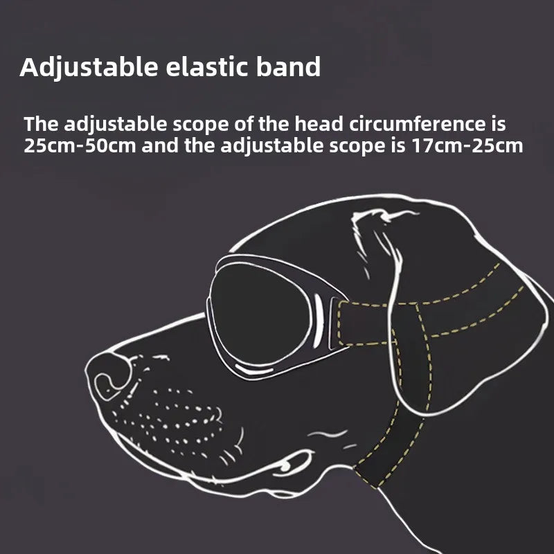 Pet Adjustable Dog Goggles Sunglasses Anti-UV Sun Glasses Eye Wear